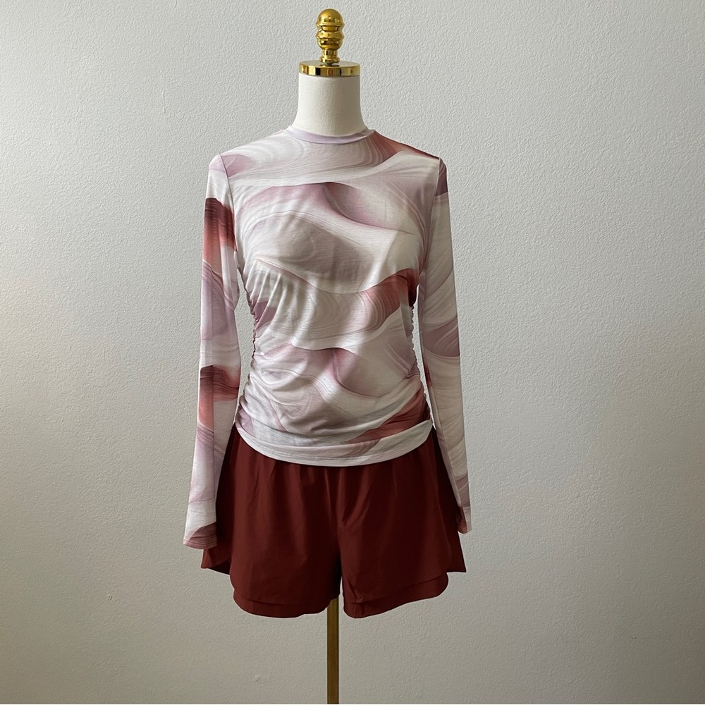 Chic Wave Long Sleeve Top